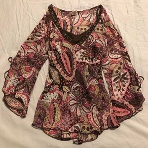 Jordache girls (11-13) paisley top